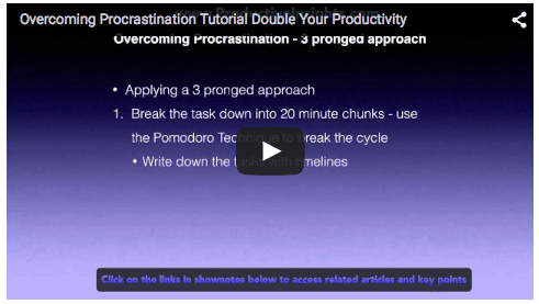 027. Overcoming Procrastination Tutorial — Practical Tips on Maximising Your Productivity