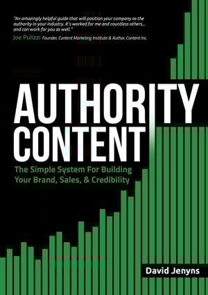 090. David Jenyns On Authority Content – Book Release 11th August 2016 (Part 1 of 2)